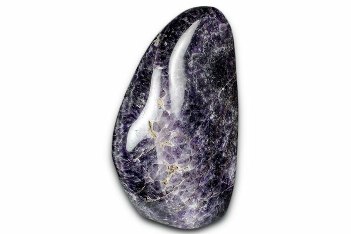 Tall, Free-Standing Polished Chevron Amethyst - Madagascar #350247